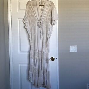 Free People Cream Maxi Dress